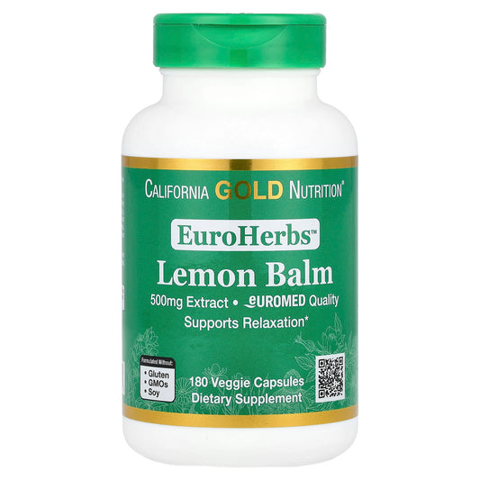 Lemon Balm Extract by California Gold Nutrition - Relaxation & Sleep Aid - Image 1