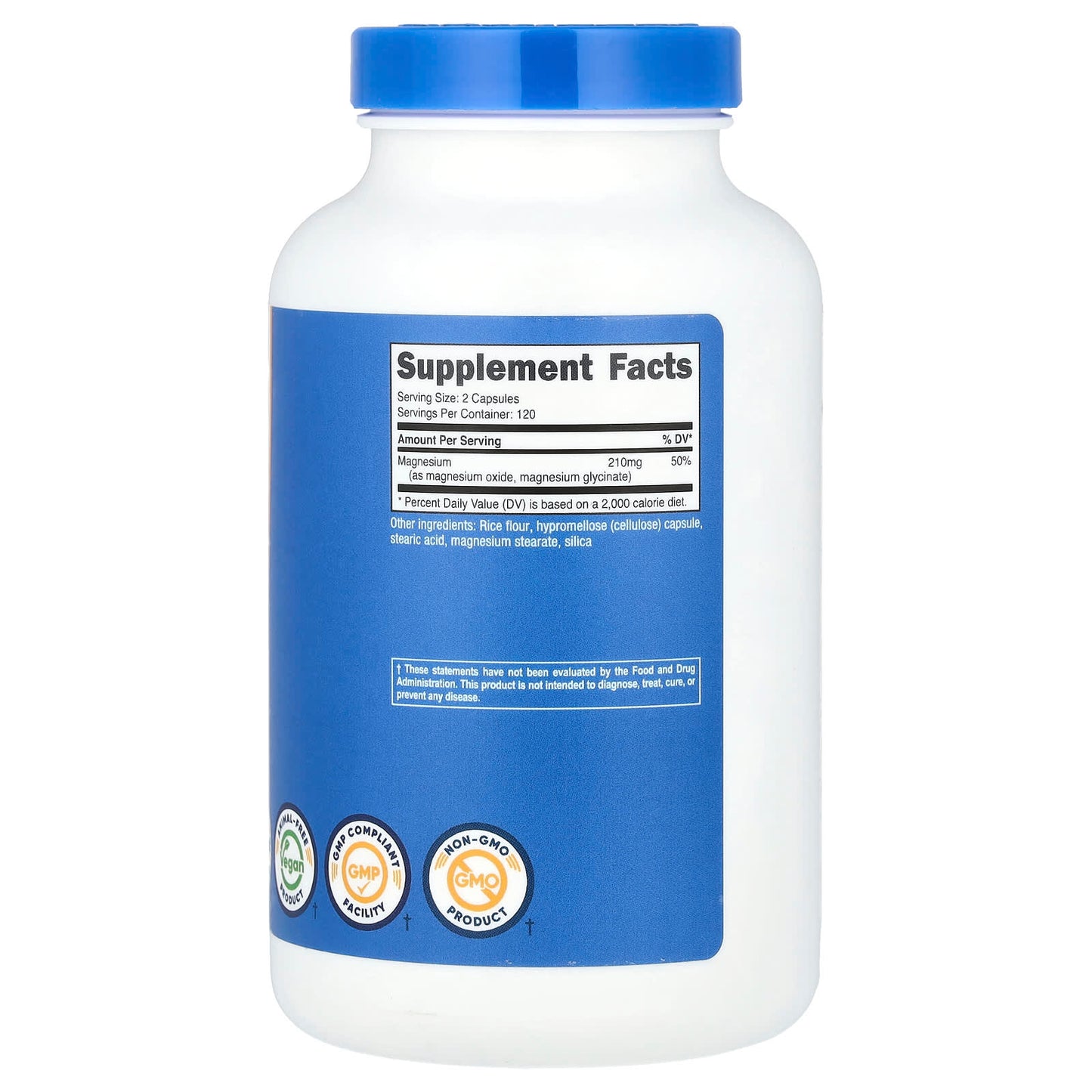 Nutricost, Magnesium+, Regular-Strength, 240 Capsules (105 mg per Capsule) - Image 2