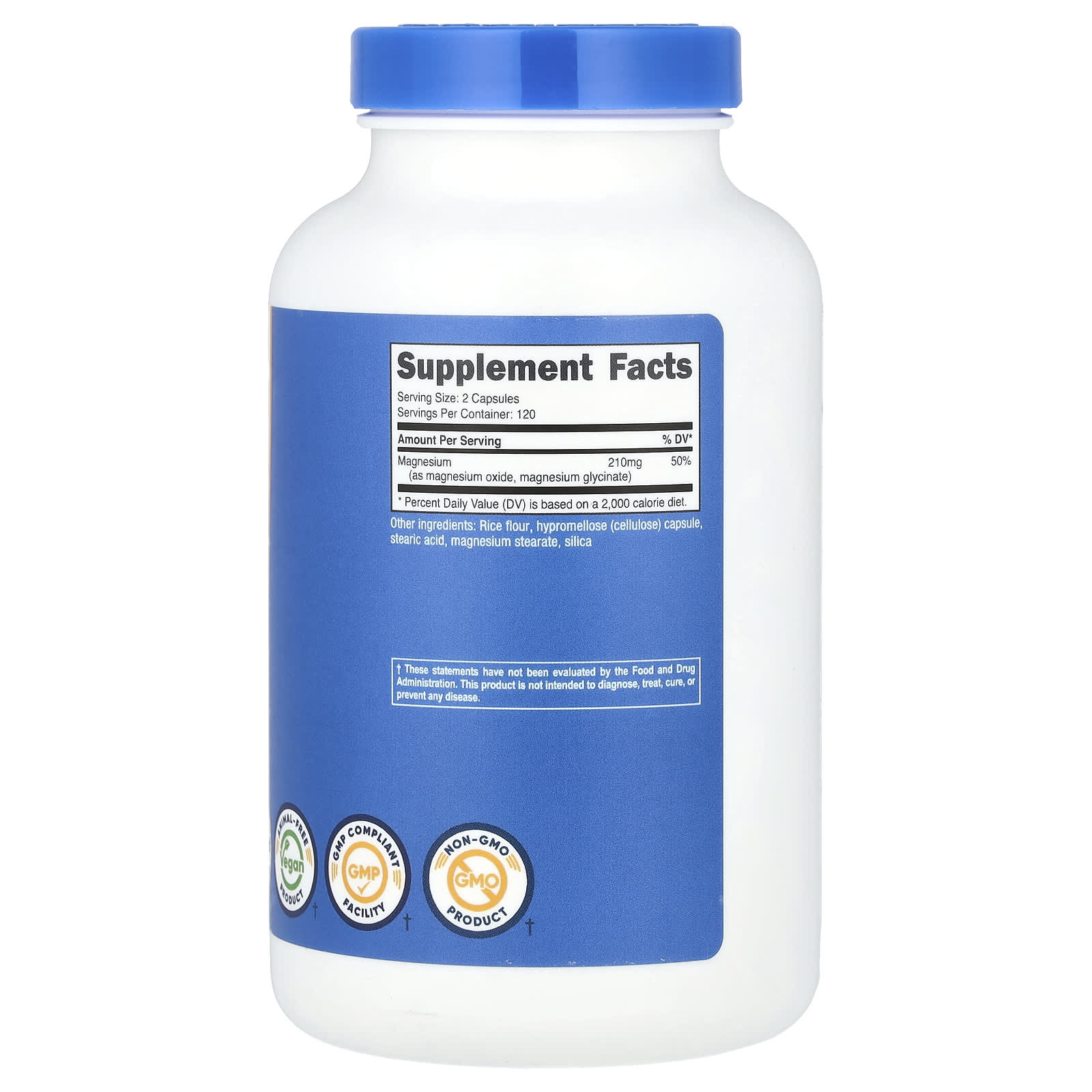 Nutricost, Magnesium+, Regular-Strength, 240 Capsules (105 mg per Capsule) - Image 2