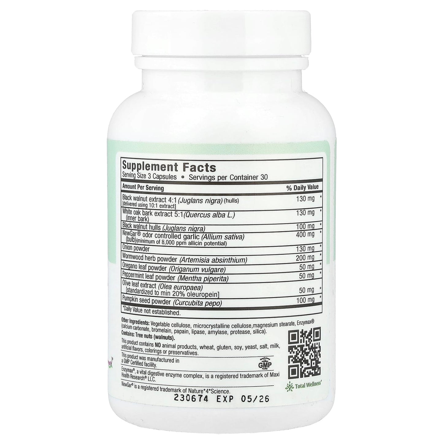 Maxi Health, Para-Maxi Cleanse™, 90 Maxicaps - Image 2