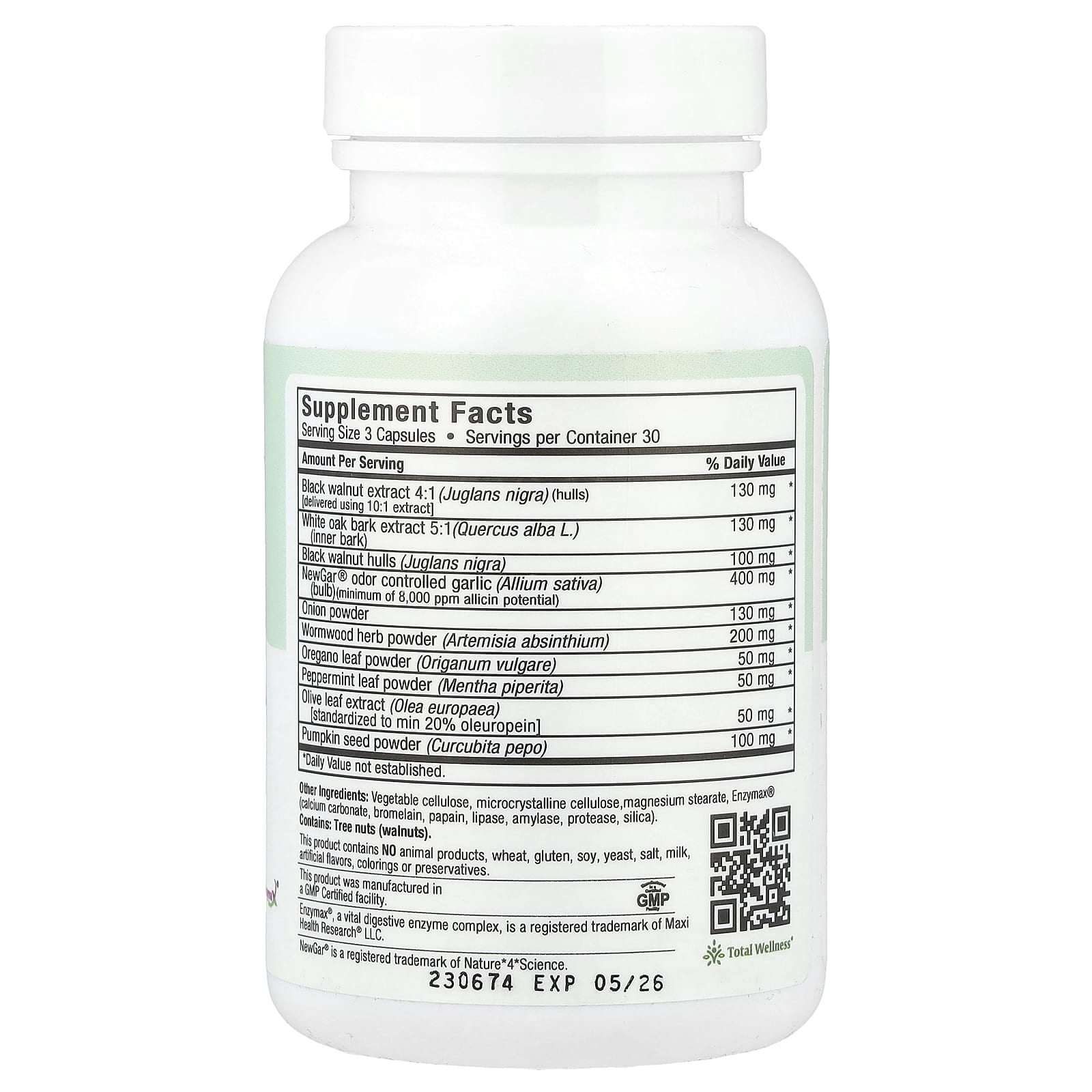 Maxi Health, Para-Maxi Cleanse™, 90 Maxicaps - Image 2
