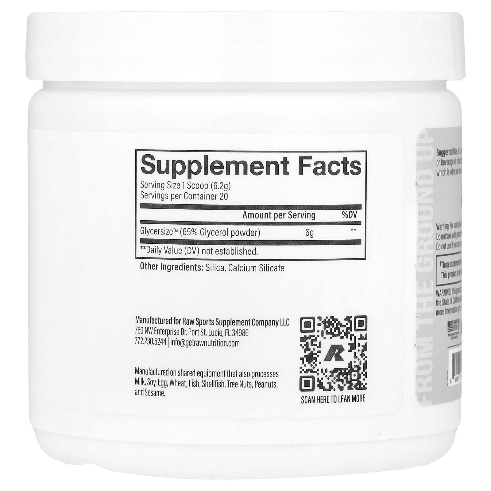 Raw Nutrition, Pump 2, Pre-Workout, Unflavored, 4.37 oz (124 g) - Image 2