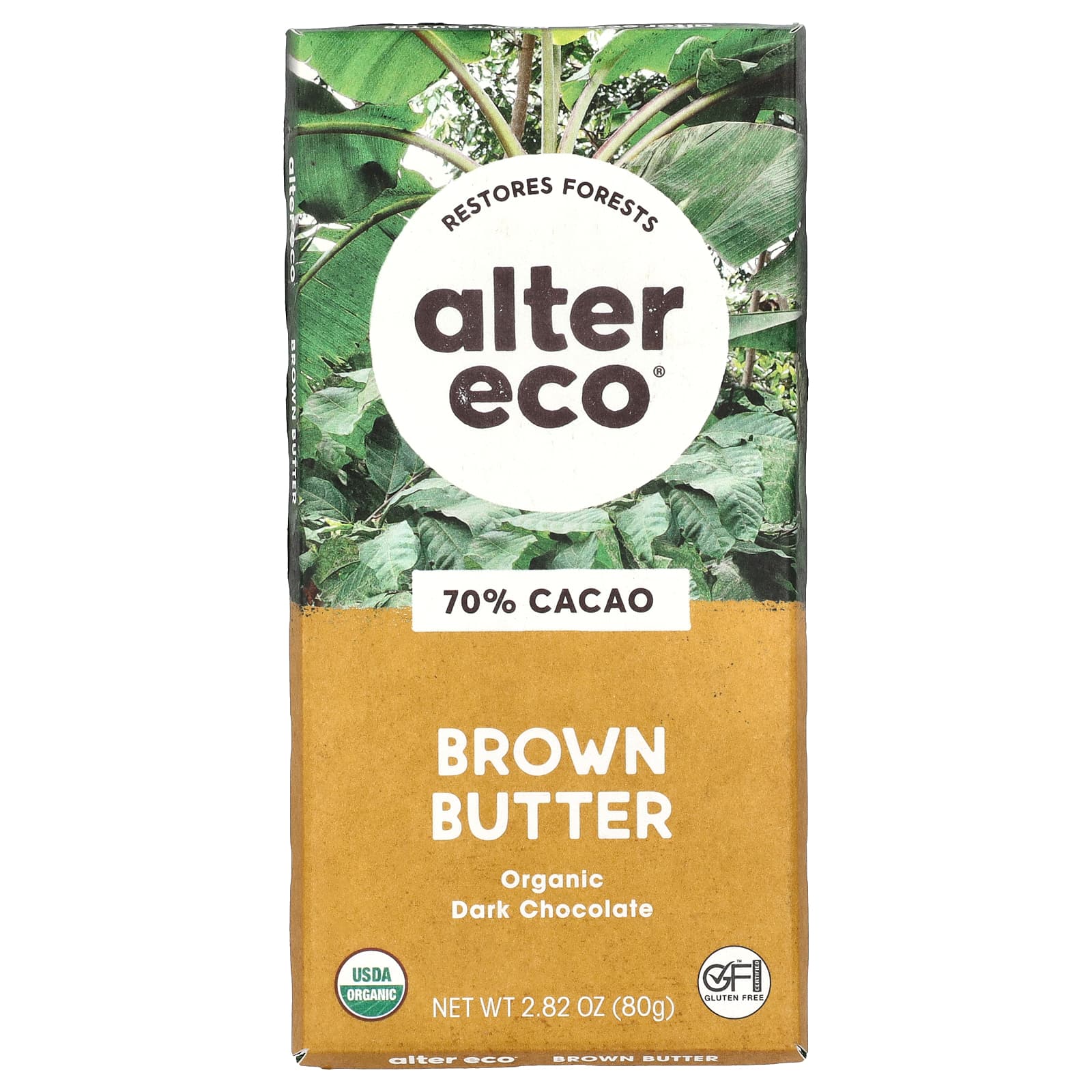 Dark Chocolate Bar | 70% Cacao | Organic & Fair Trade - Image 1