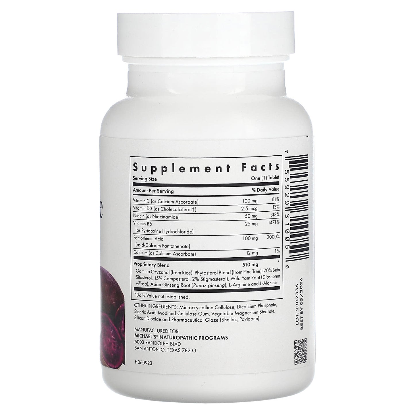 Michael's Health, Testosterone Factors , 60 Vegetarian Tablets - Image 2