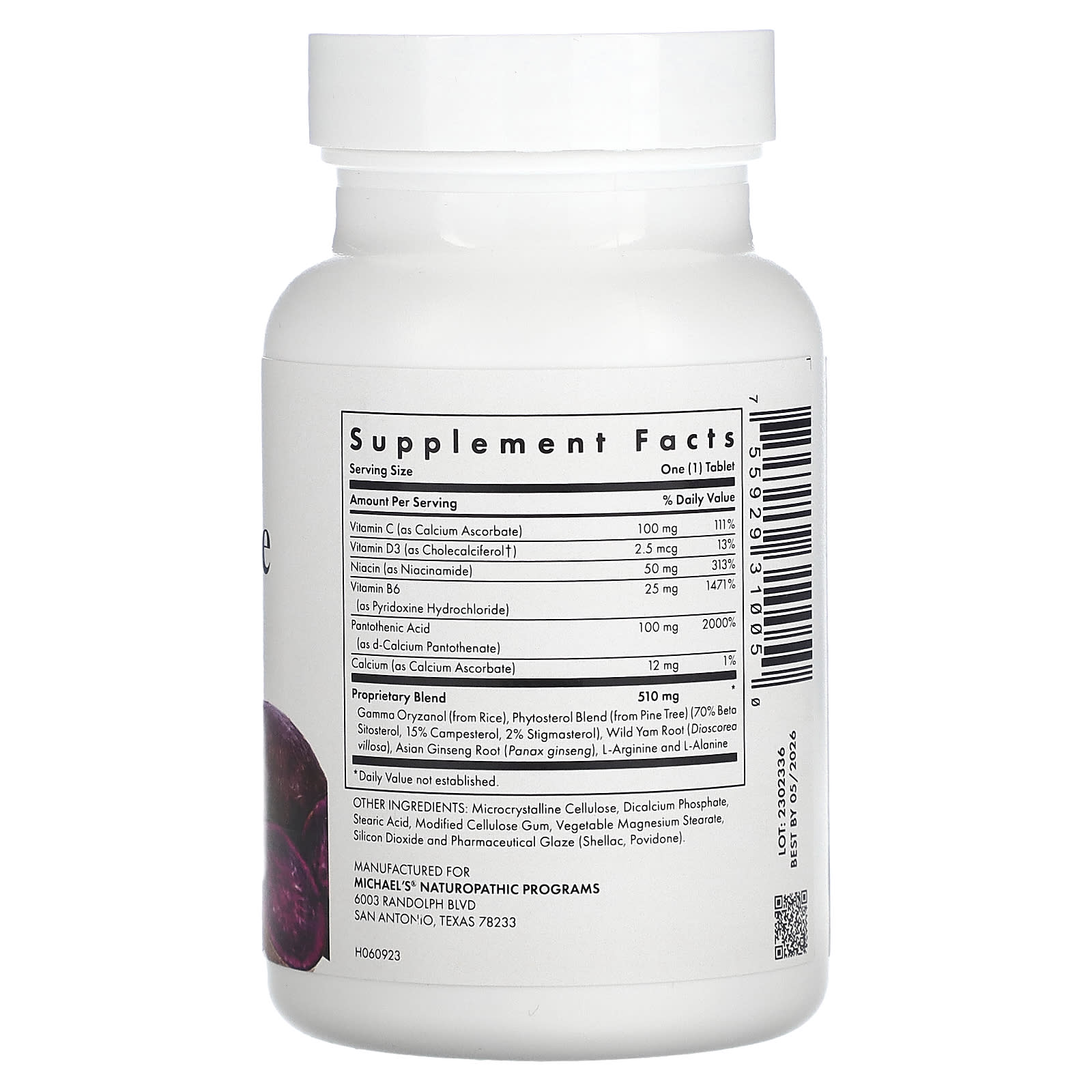 Michael's Health, Testosterone Factors , 60 Vegetarian Tablets - Image 2