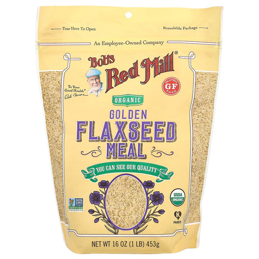 Organic Golden Flaxseed Meal for Omega-3 and Fiber by Bob's Red Mill - Image 1