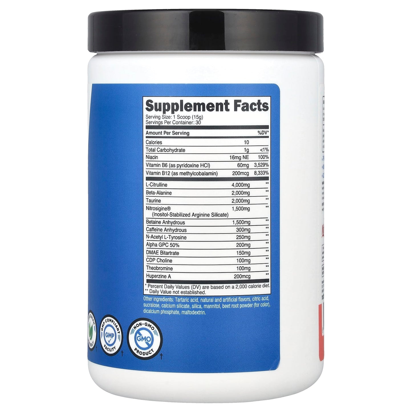 Nutricost, Performance, PRE-X, Xtreme Pre-Workout Complex, Watermelon, 15.6 oz (438 g) - Image 2