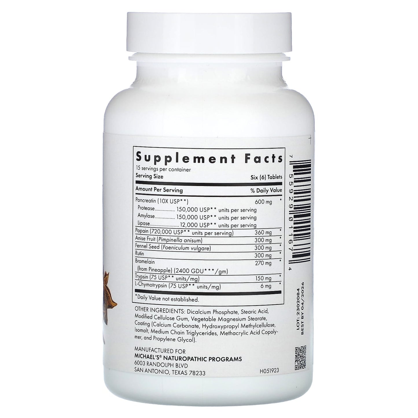 Michael's Health, Recovery Zymes, 90 Enteric-Coated pH Stable Tablets - Image 2