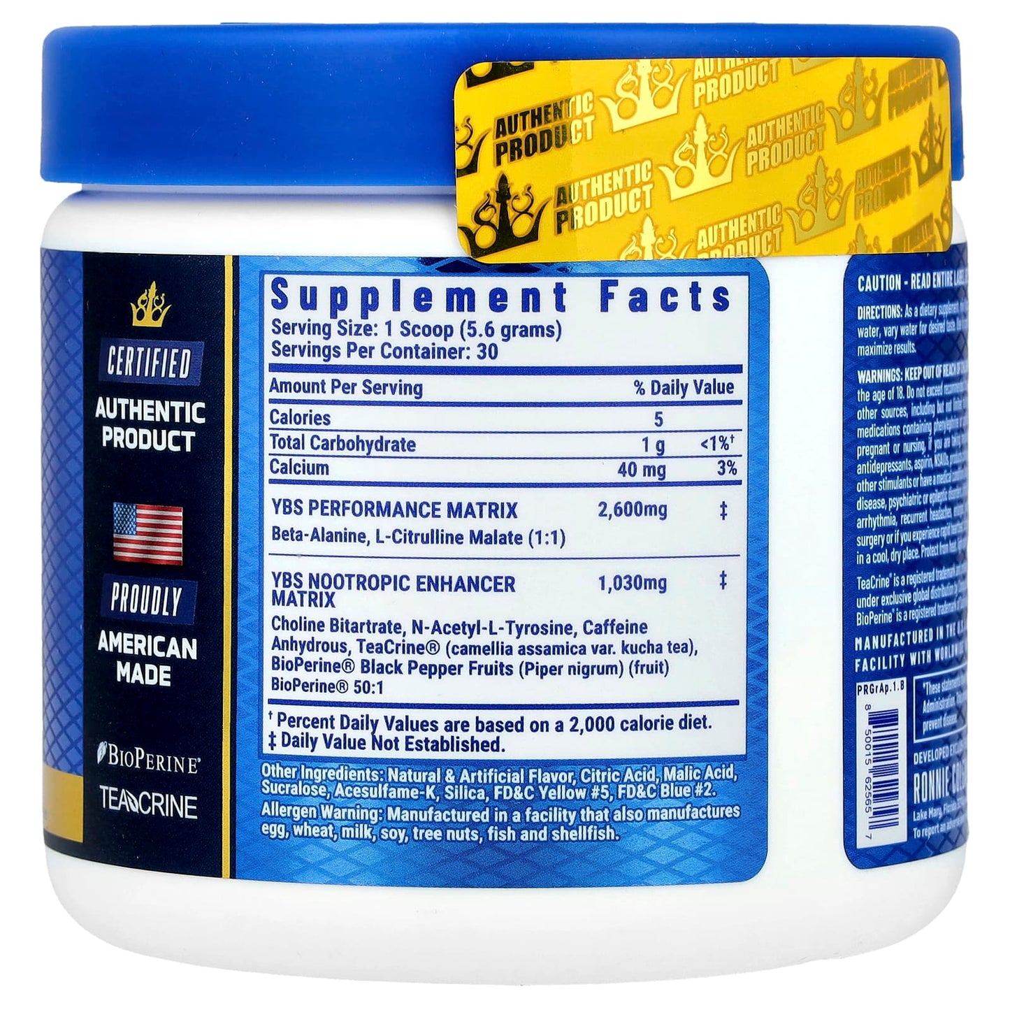 Ronnie Coleman, Signature Series, Yeah Buddy Sport, Preworkout, Apple Blast, 5.71 oz (162 g) - Image 2