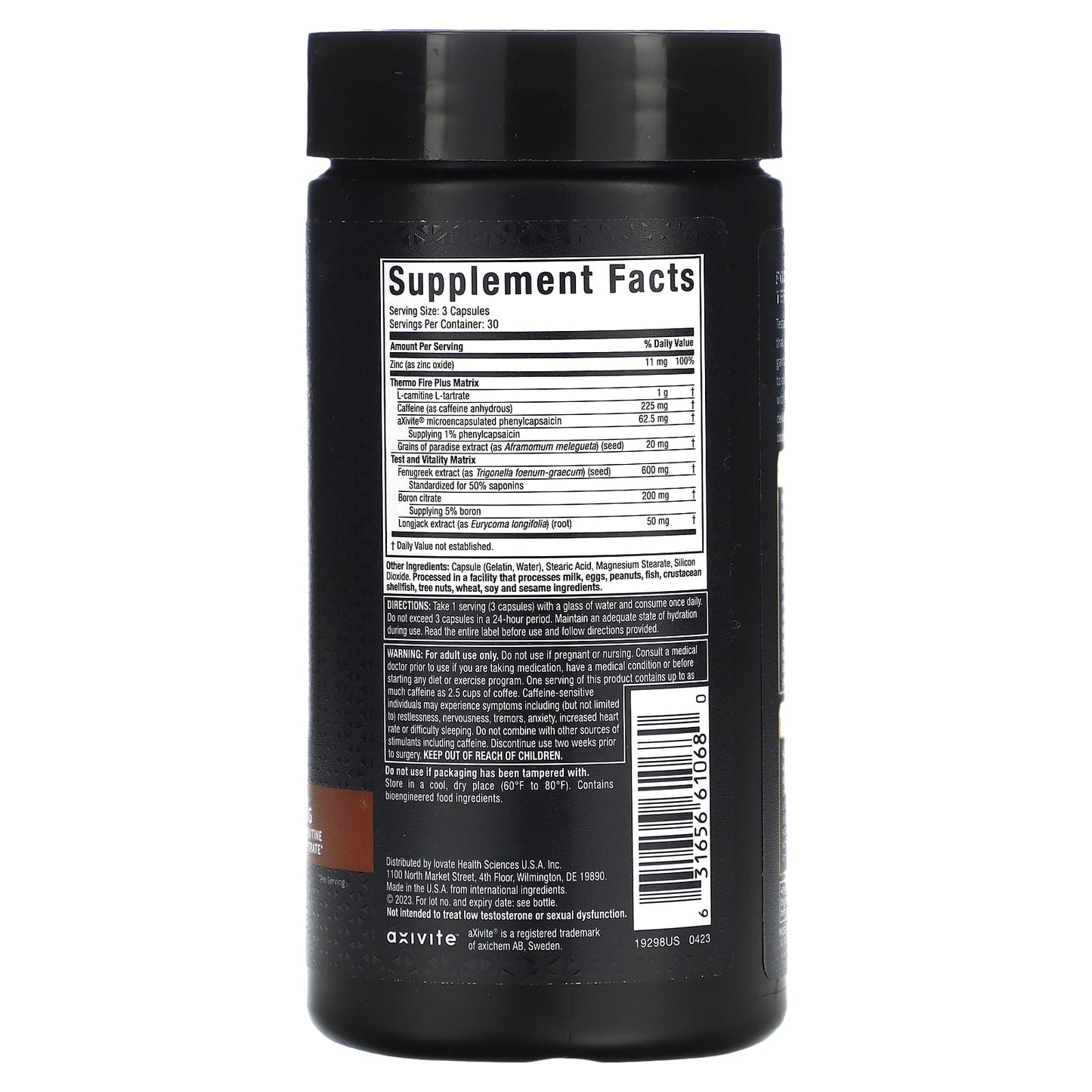MuscleTech, AlphaTest™ Thermo, 90 Capsules - Image 2