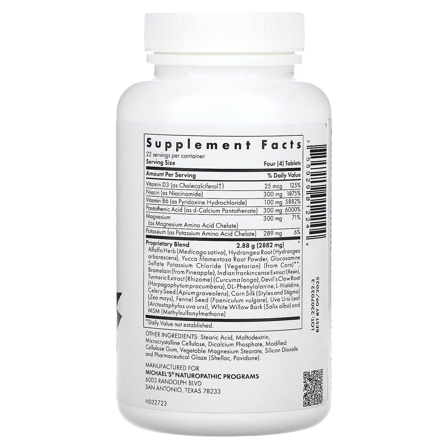 Michael's Health, Joint Mobility Factors , 90 Vegetarian Tablets - Image 2