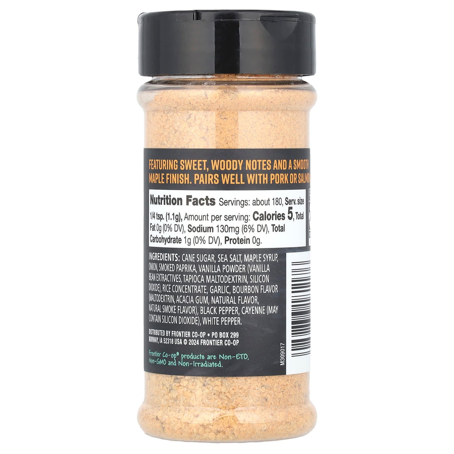 Maple Vanilla Bourbon Dry Rub for Grilled Pork or Salmon - Image 2