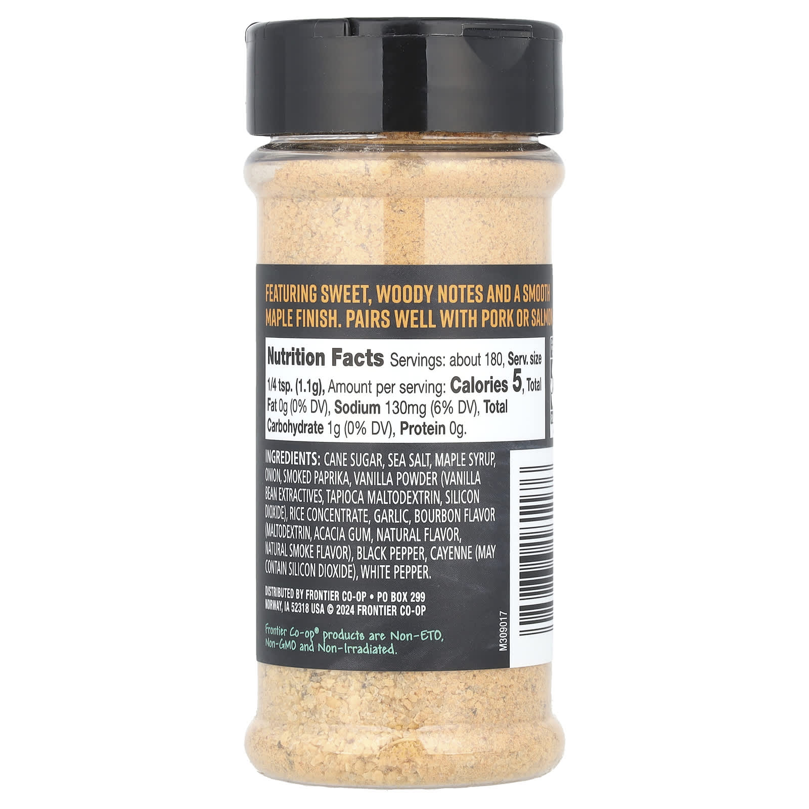 Maple Vanilla Bourbon Dry Rub for Grilled Pork or Salmon - Image 2