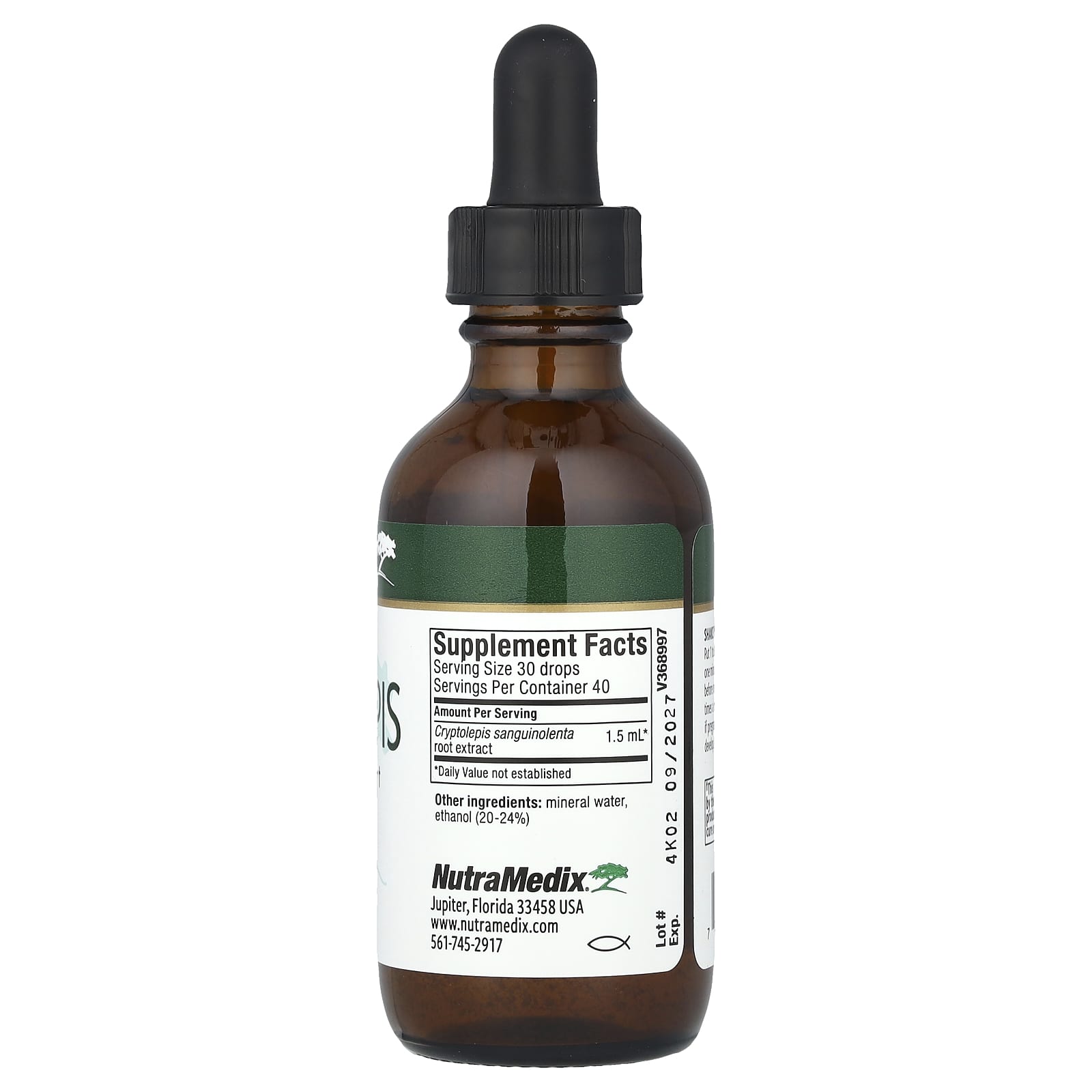 NutraMedix, Cryptolepis, Microbial Support, 2 fl oz (60 ml) - Image 2