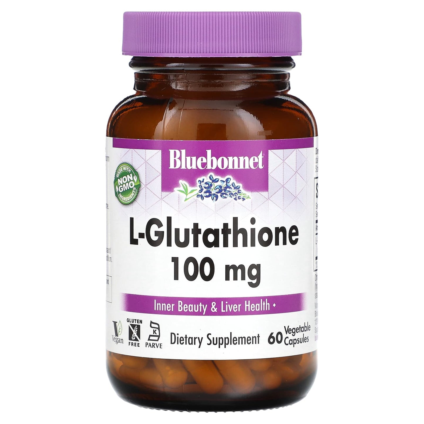 Boost Inner Beauty & Liver Health with Bluebonnet Nutrition L-Glutathione - Image 1