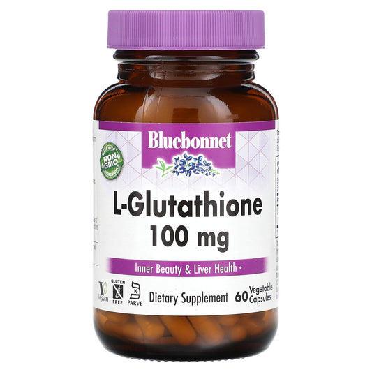Boost Inner Beauty & Liver Health with Bluebonnet Nutrition L-Glutathione - Image 1