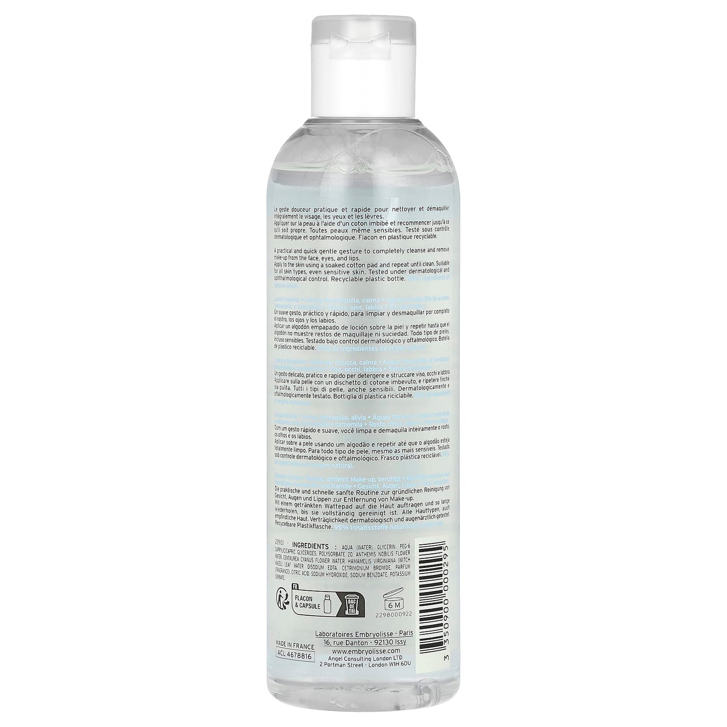 <strong>Embryolisse Micellar Lotion</strong>: Gentle, Effective Makeup Remover for All Skin Types - Image 2