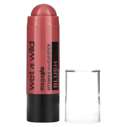 wet n wild, MegaGlo, Vitamin E Makeup Stick, Blush, 1115545 Currant Jam, 0.21 oz (6 g) - Image 1