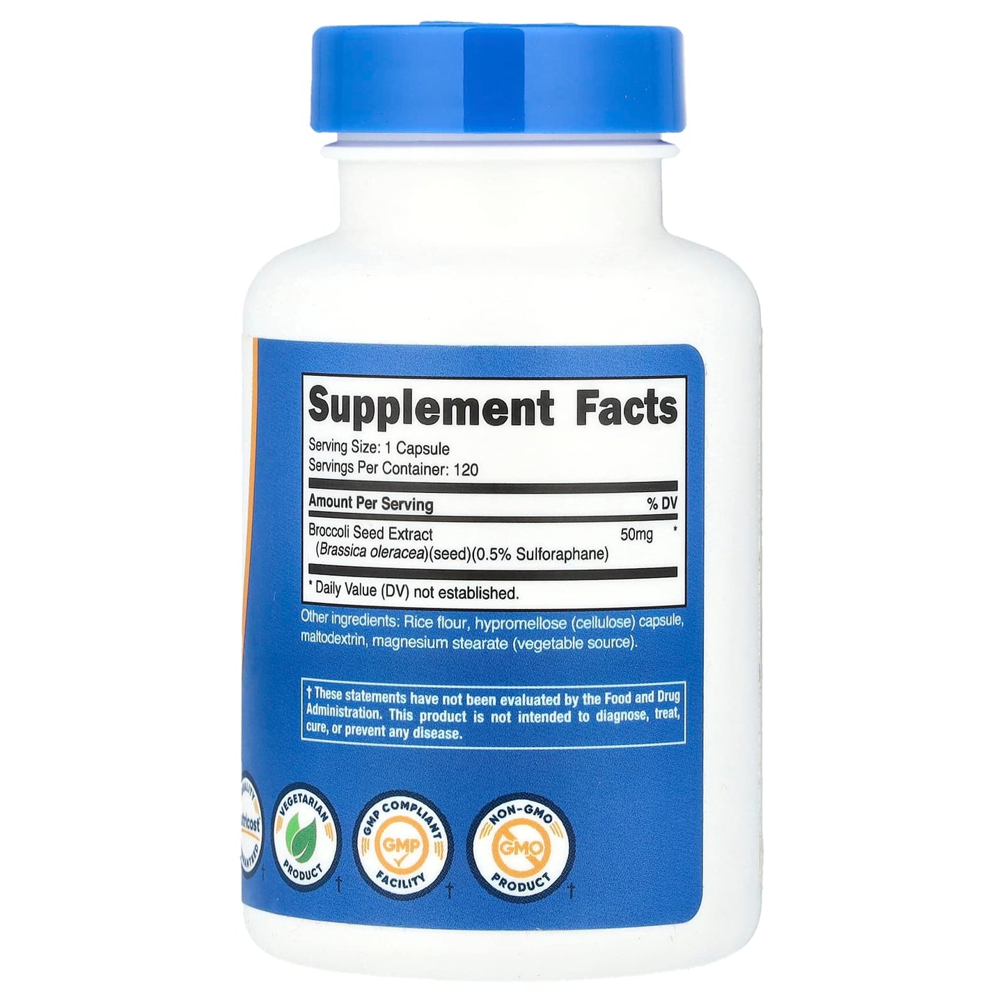 Nutricost, Sulforaphane Glucosinolate , 50 mg, 120 Capsules - Image 2