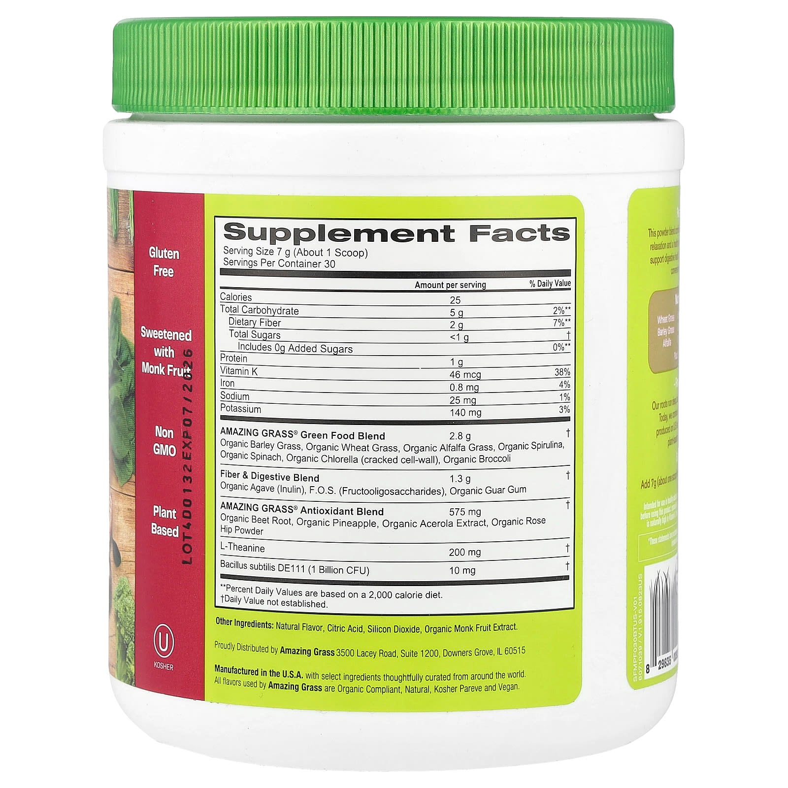 Amazing Grass Mood Support Green Superfood Powder - Image 2