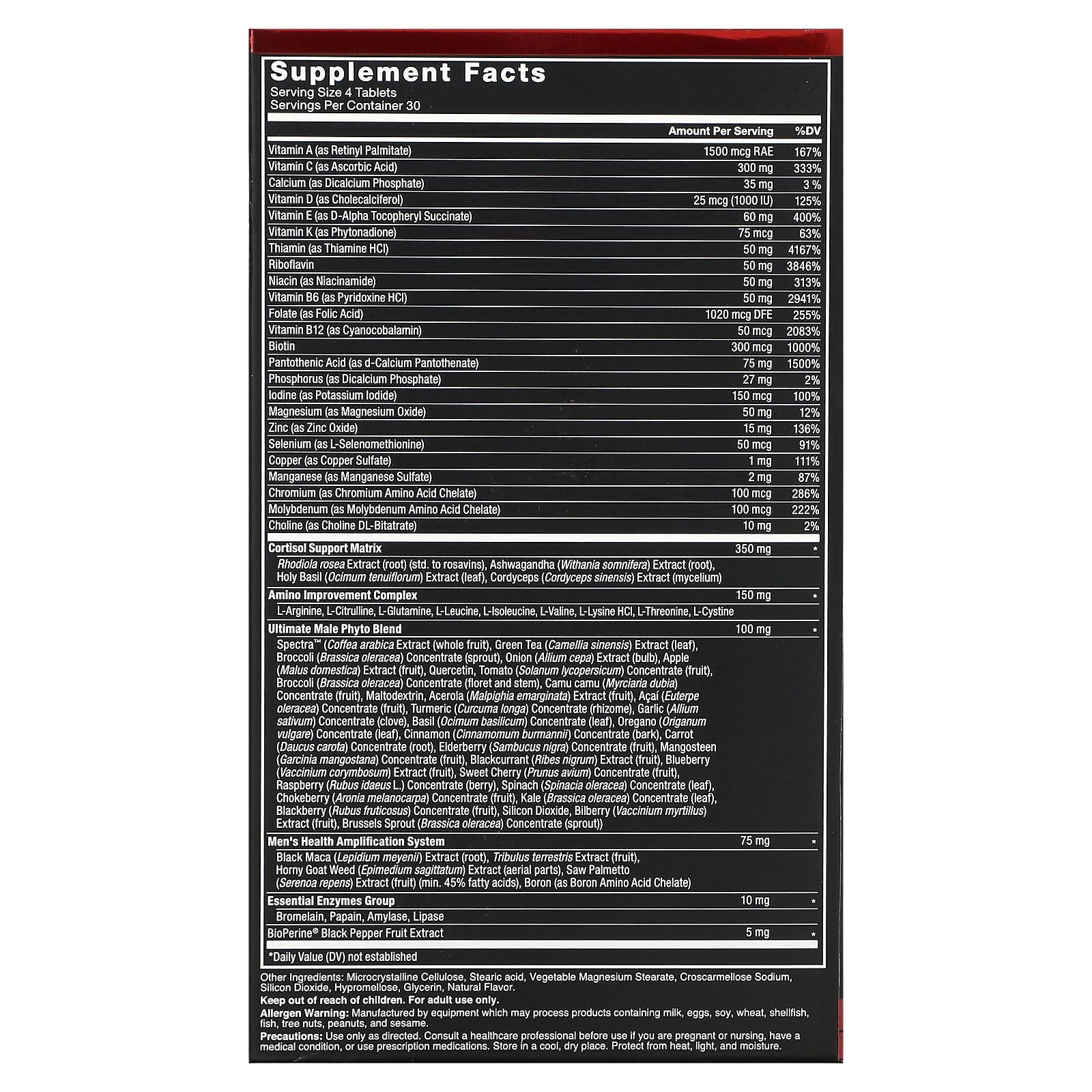 Boost Testosterone & Vitality with Force Factor Test X180 Multivitamin - Image 2