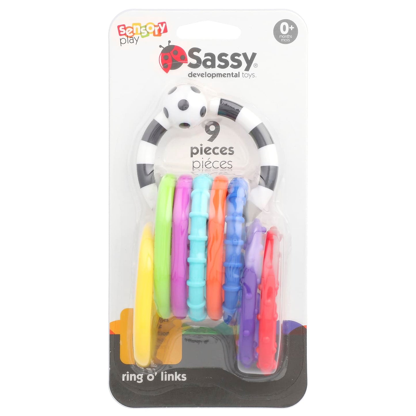 Sassy, Ring O' Links, 0+ Months, 9 Piece Set - Image 1