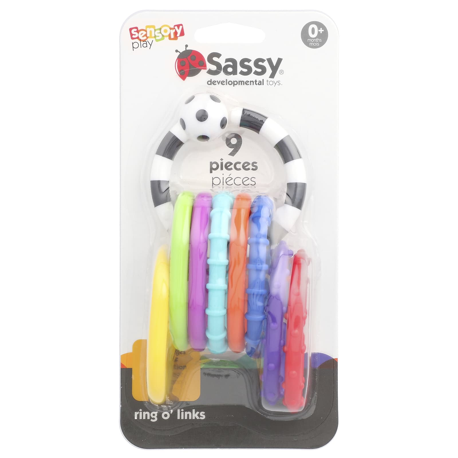 Sassy, Ring O' Links, 0+ Months, 9 Piece Set - Image 1