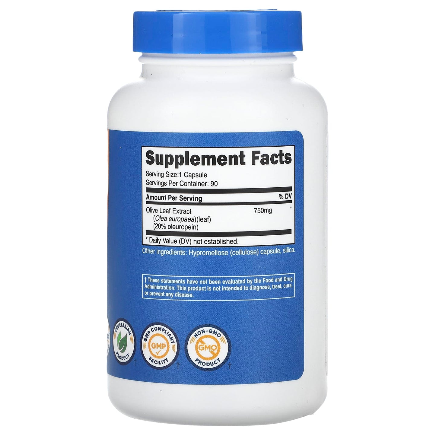 Nutricost, Olive Leaf Extract, 750 mg, 90 Capsules - Image 2