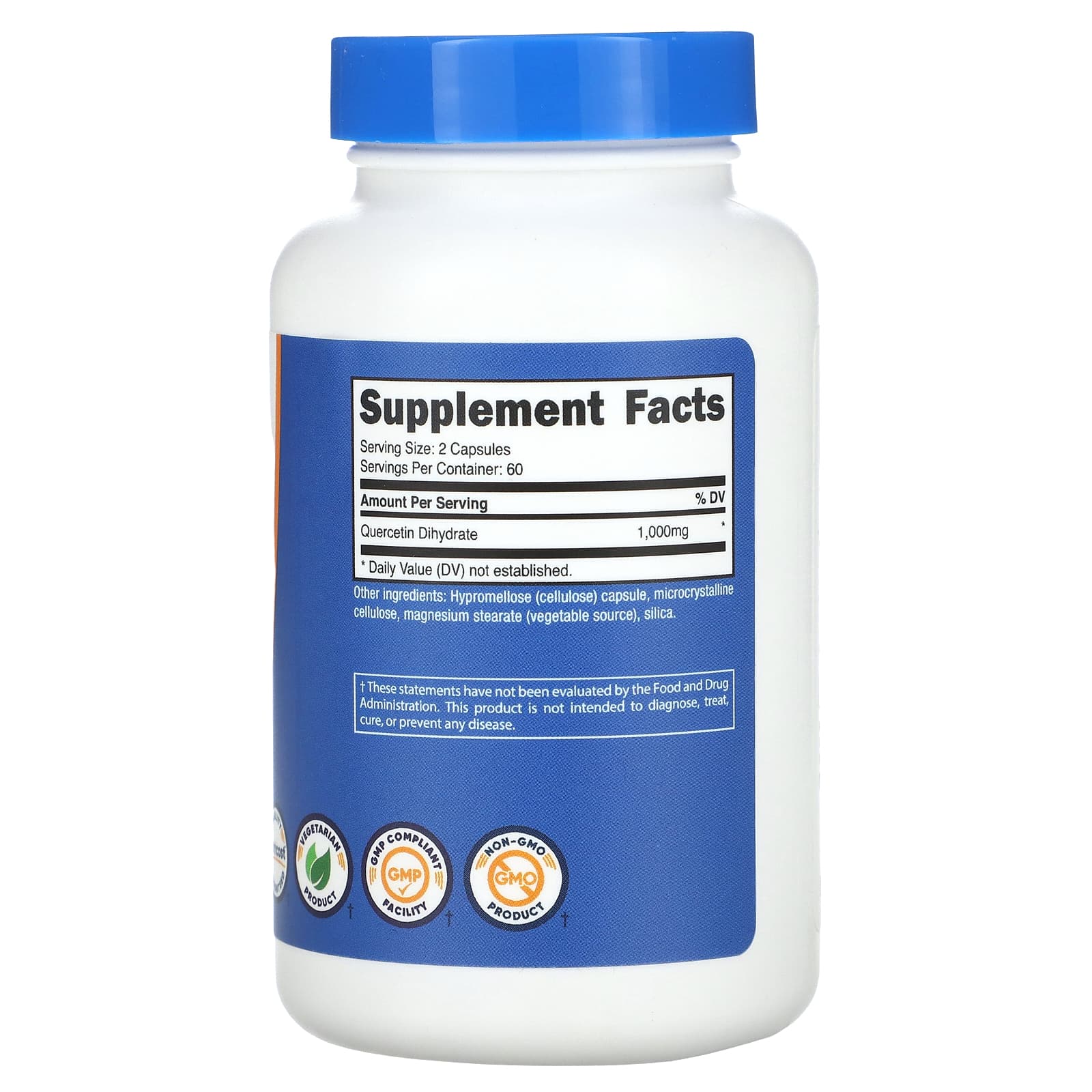 Nutricost, Quercetin, 120 Capsules (500 mg per Capsule) - Image 2
