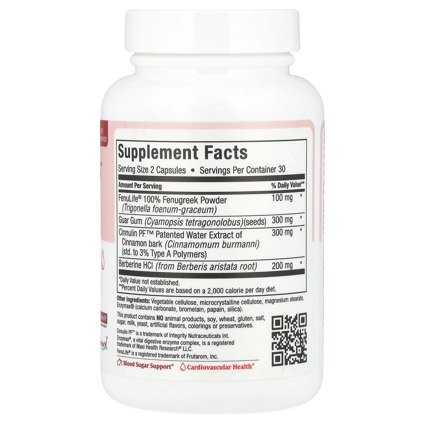 Maxi Health, Maxi Cinnacaps Complex™ With Berberine, 60 Maxicaps - Image 2