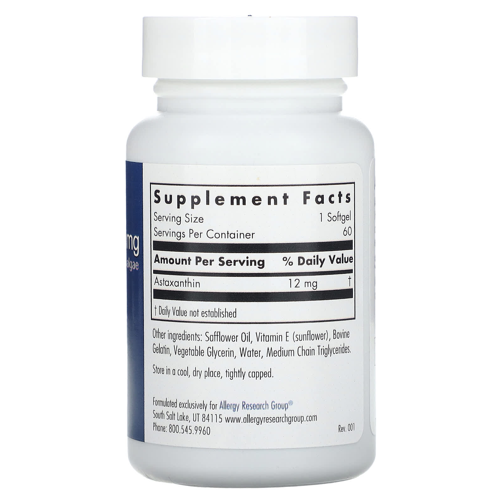 Astaxanthin Supplement by Allergy Research Group - Boost Your Health - Image 2