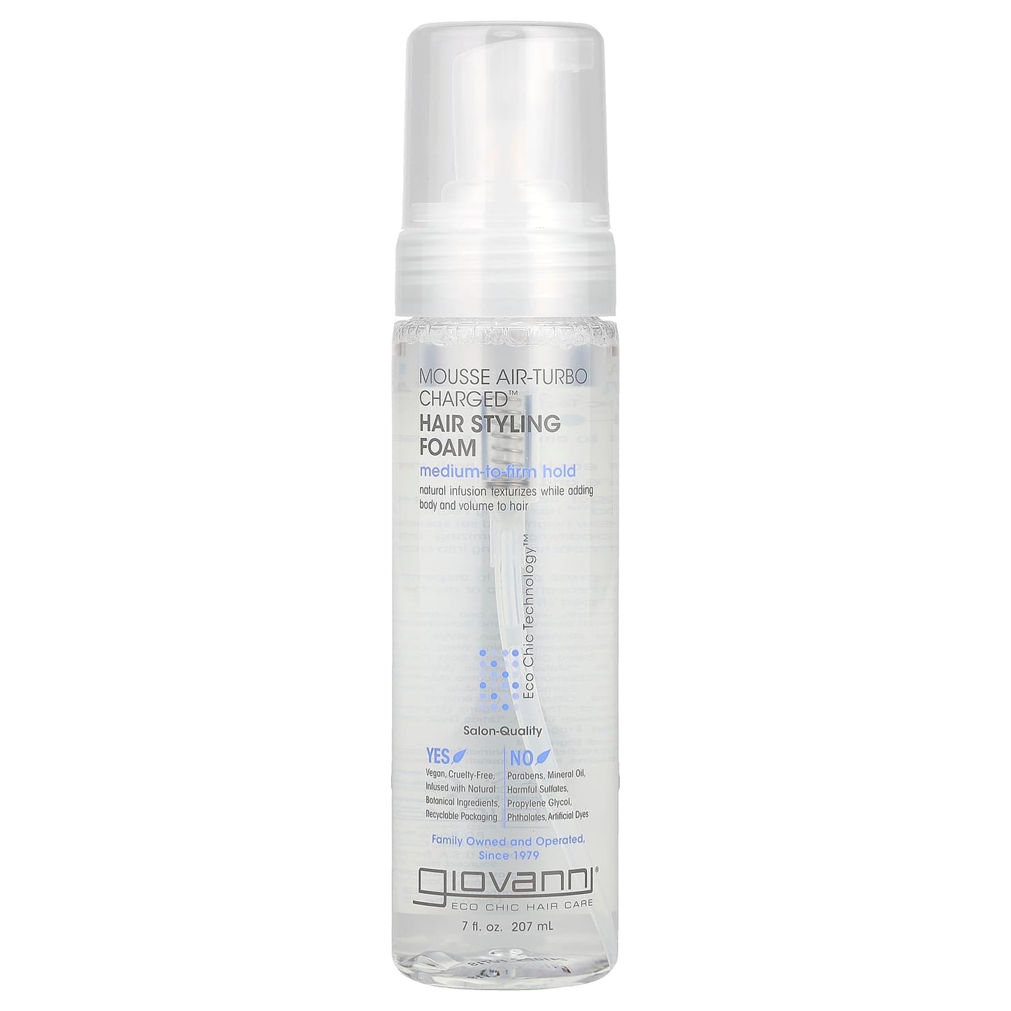 Giovanni Mousse Air-Turbo Charged Hair Styling Foam 7 fl oz - Image 1