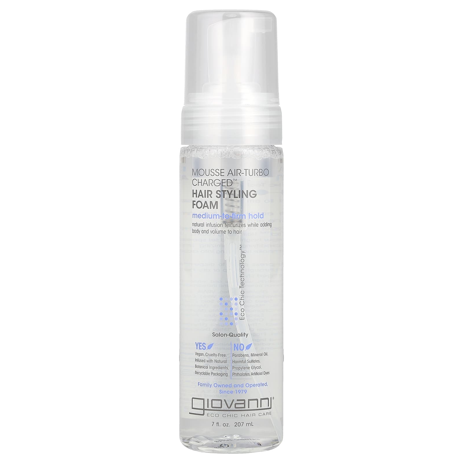 Giovanni Mousse Air-Turbo Charged Hair Styling Foam 7 fl oz - Image 1
