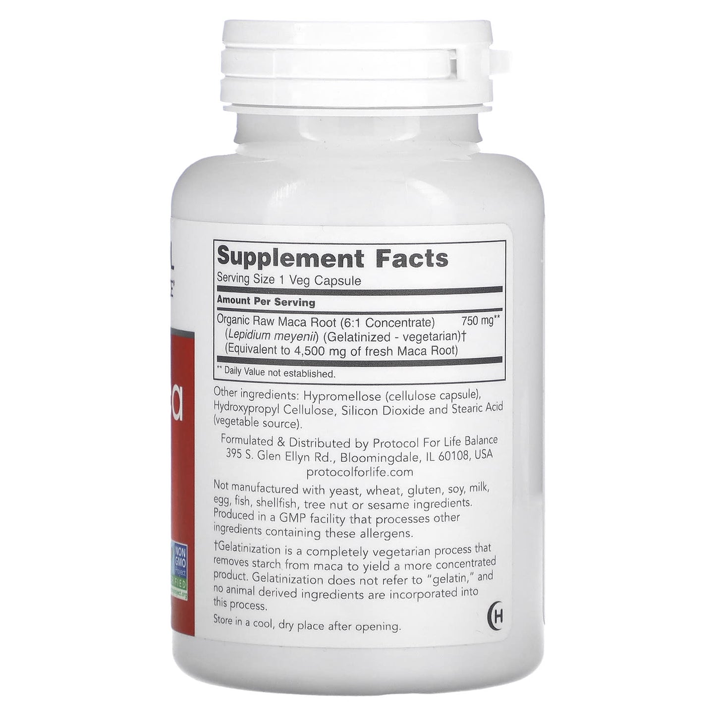 Protocol for Life Balance, Raw Maca, 750 mg , 90 Veg Capsules - Image 2
