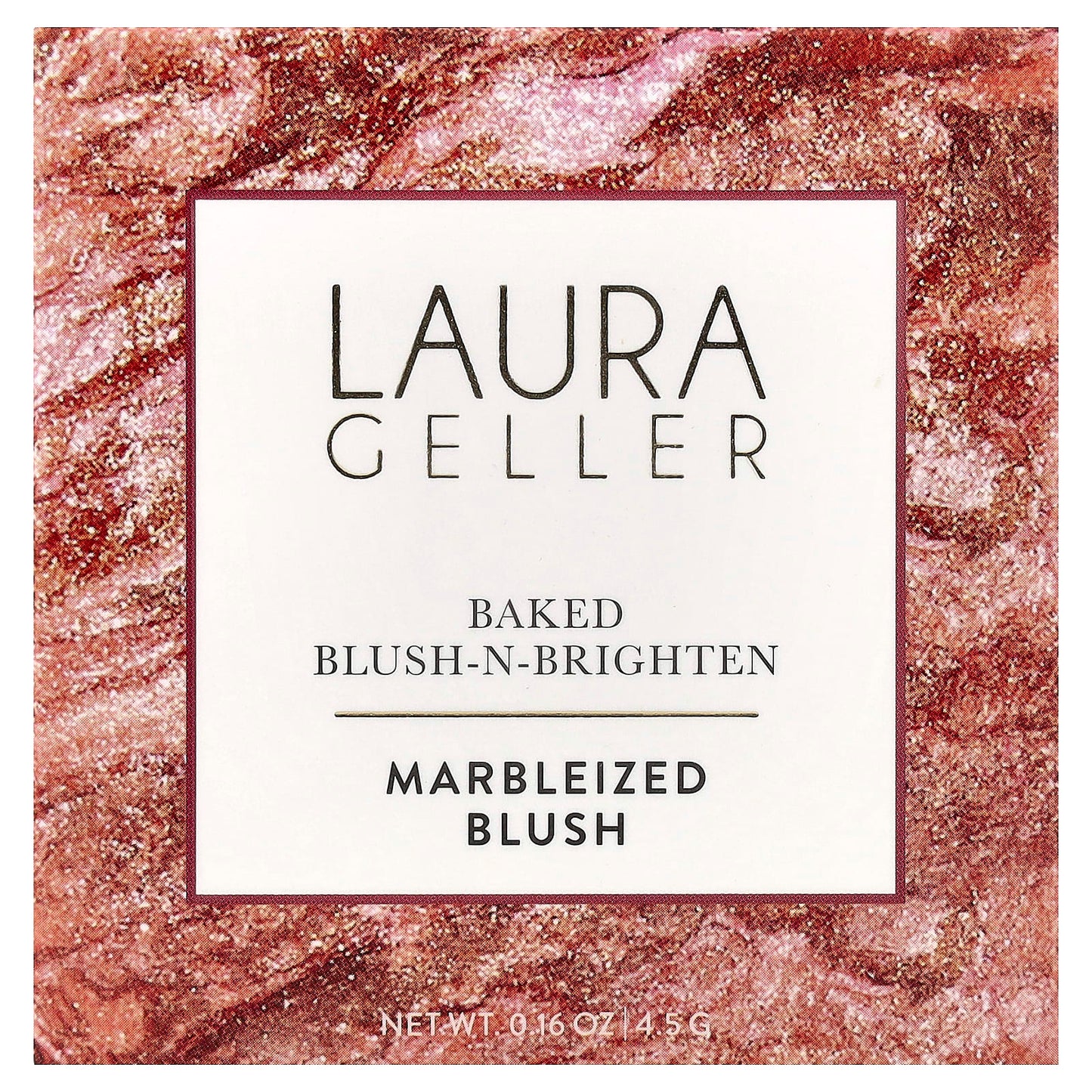 Laura Geller, Baked Blush-N-Brighten, Marbleized Blush, Sunswept, 0.16 oz (4.5 g) - Image 2