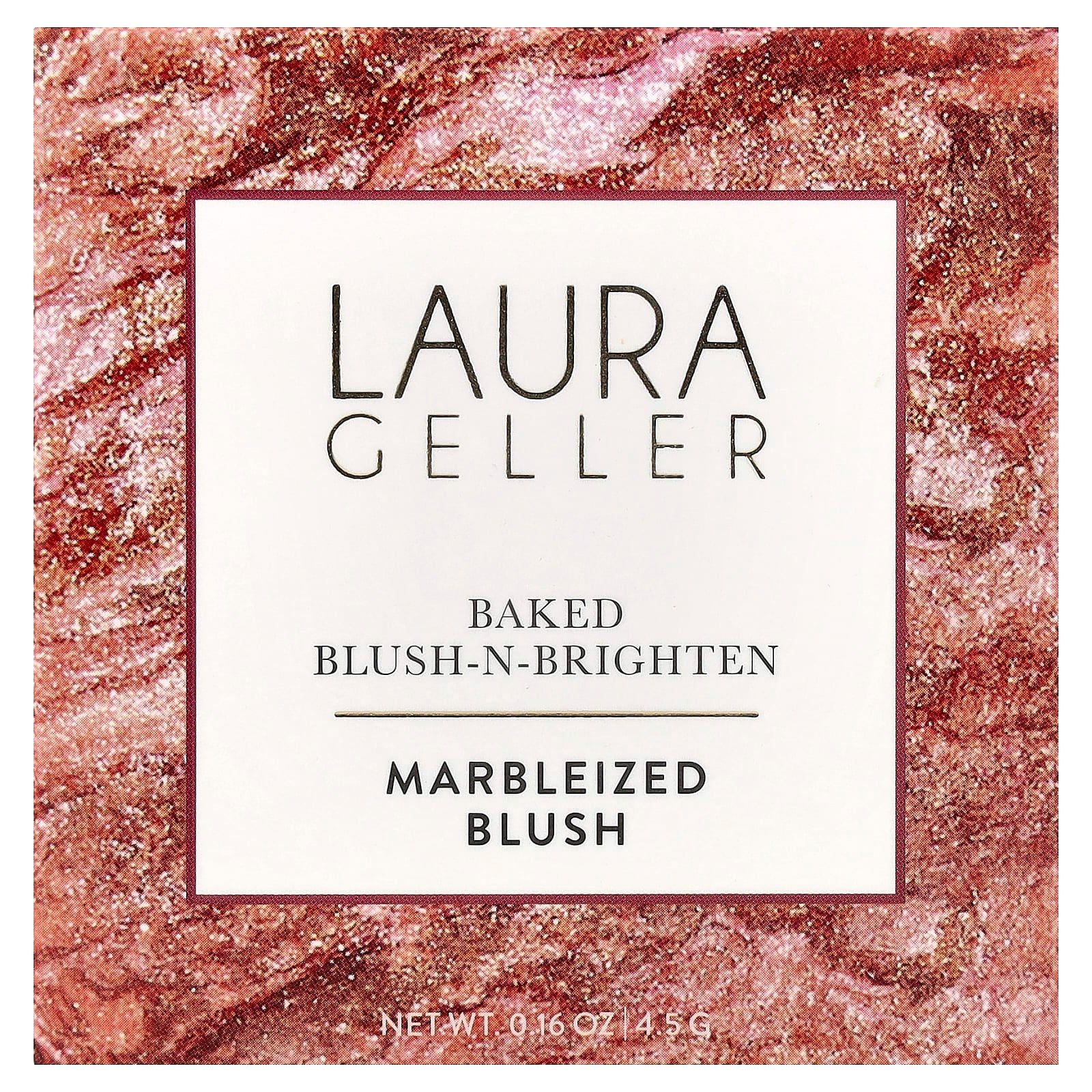 Laura Geller, Baked Blush-N-Brighten, Marbleized Blush, Sunswept, 0.16 oz (4.5 g) - Image 2
