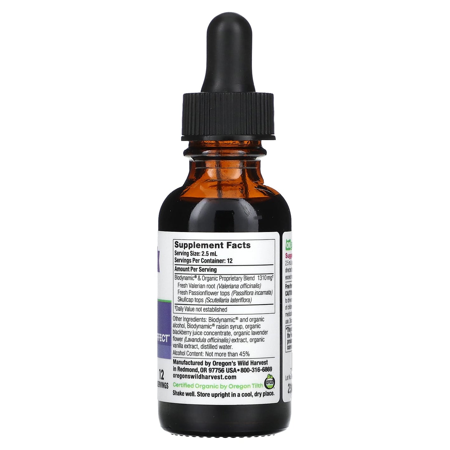 Oregon's Wild Harvest, Biodynamic, SawLogs, Vanilla + Lavender, 1 fl oz (30 ml) - Image 2