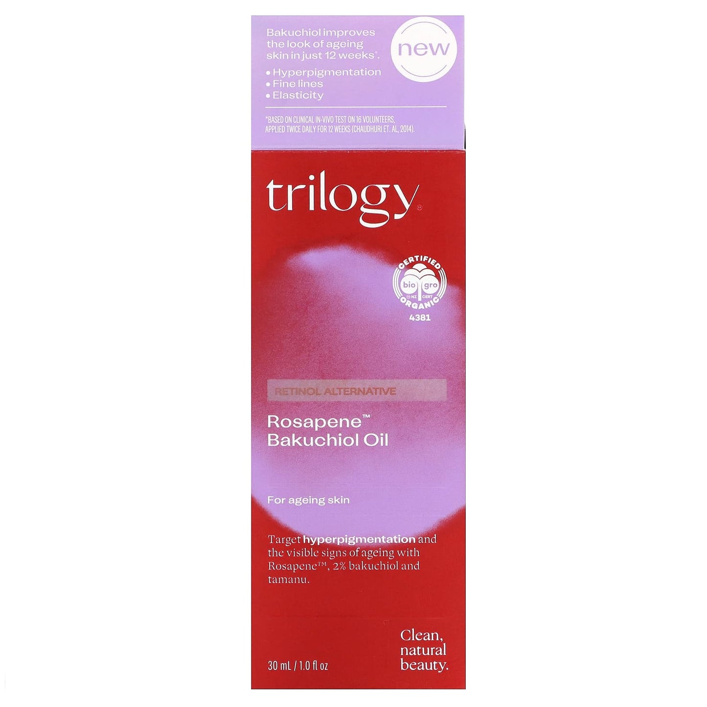 Trilogy, Rosapene Bakuchiol Oil, 1 fl oz (30 ml) - Image 2