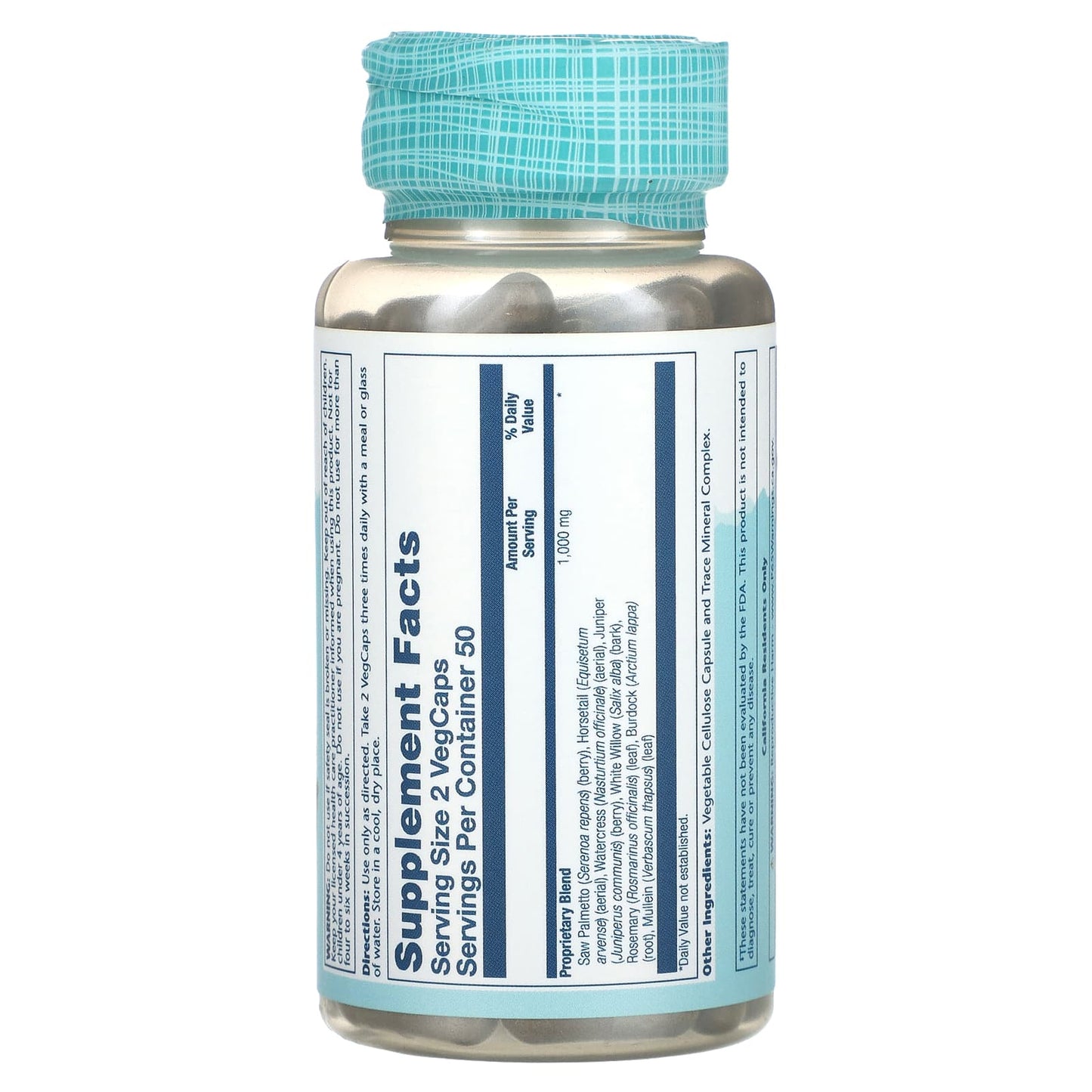 Solaray, Hair Blend SP-38, 100 VegCaps - Image 2