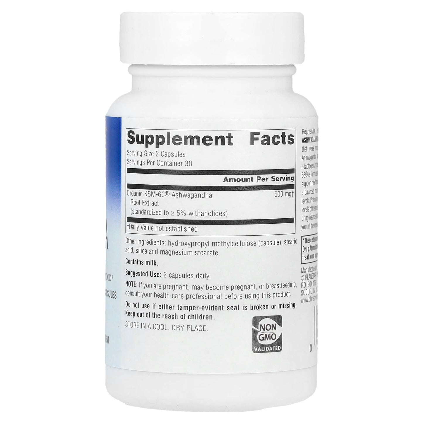 Planetary Herbals, KSM-66® Ashwagandha Root Extract, 60 Vegetarian Capsules (300 mg per Capsule) - Image 2