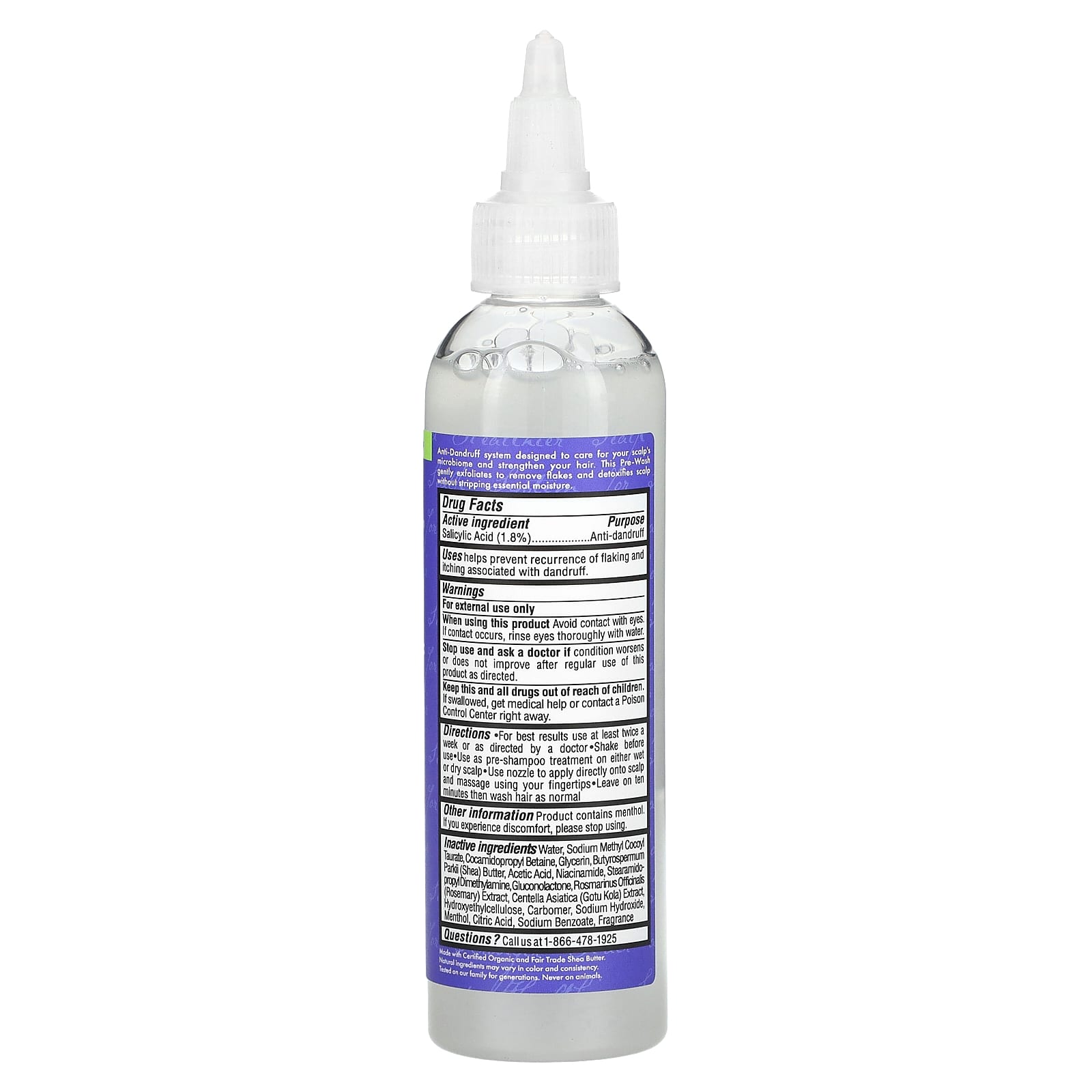 SheaMoisture, Apple Cider Vinegar Anti-Dandruff Pre-Wash w/ Salicylic Acid , 4 fl oz (118 ml) - Image 2