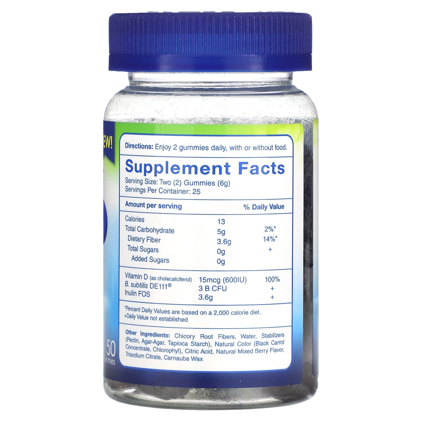 TruBiotics, Digestive Immune Health, Natural Mixed Berry, Sugar-Free, 50 Gummies - Image 2