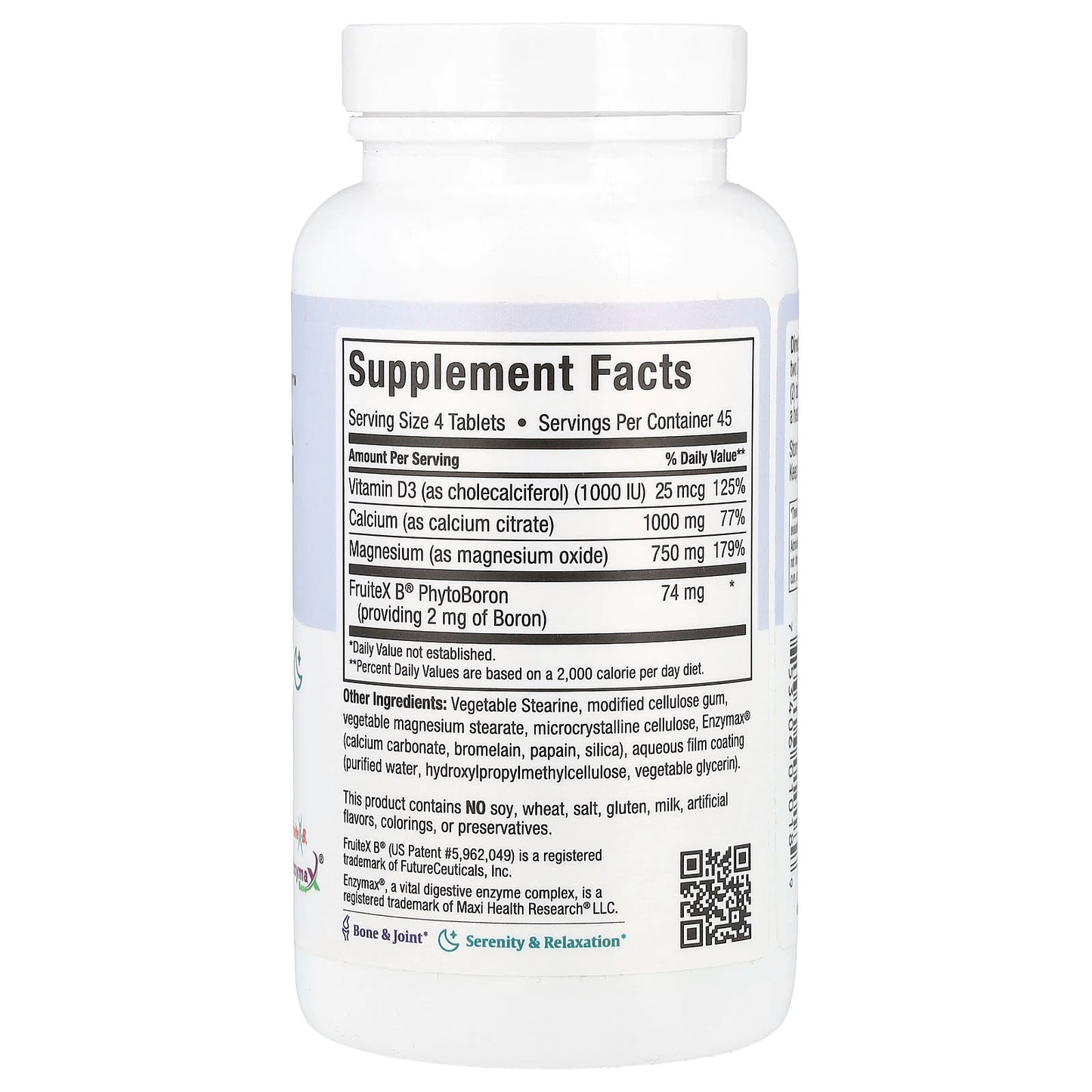 Maxi Health, Cal-Max™ With D3 & Magnesium, 180 Tablets - Image 2