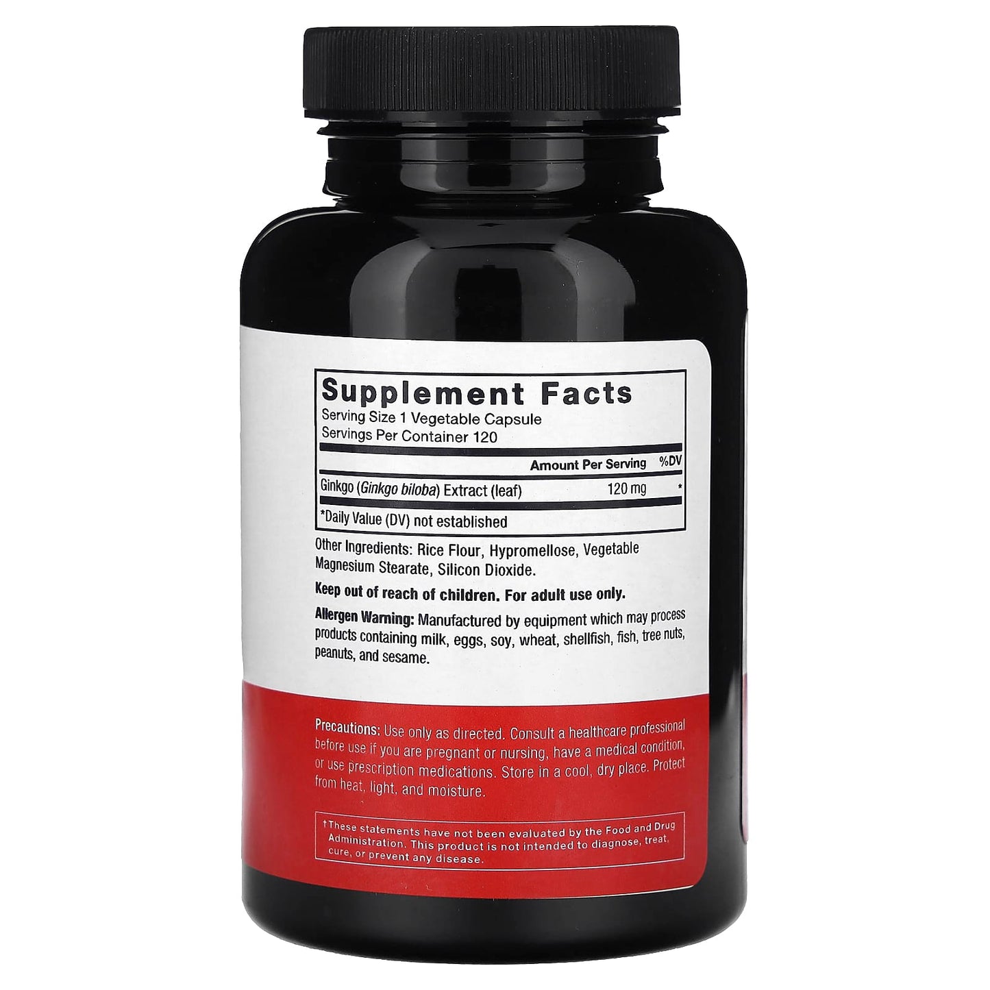 Boost Brain Health with Force Factor Ginkgo Biloba, 120 mg - 120 Capsules - Image 2