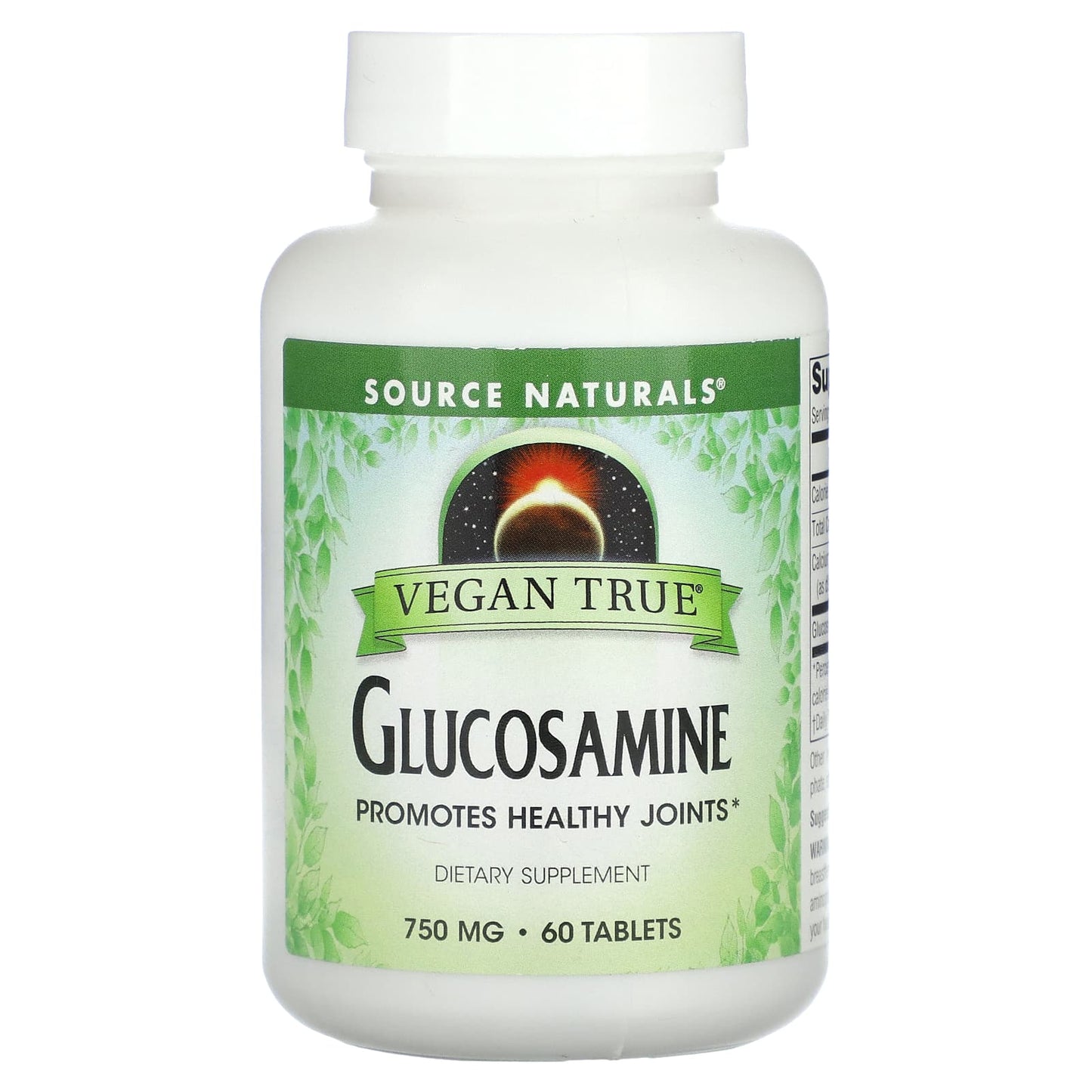 Source Naturals, Vegan True, Glucosamine, 60 Tablets