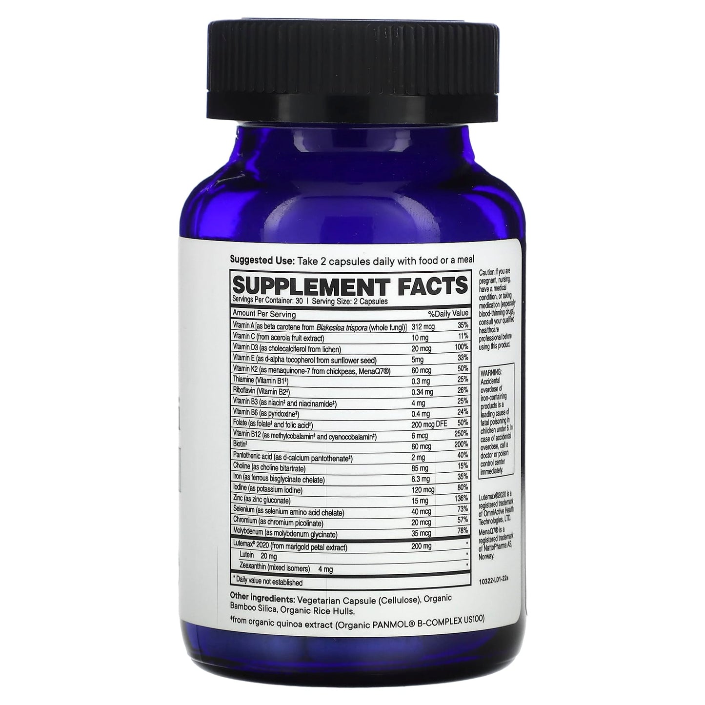 Ora, Modern Multi, Plant-Based Multivitamin, 60 Capsules - Image 2
