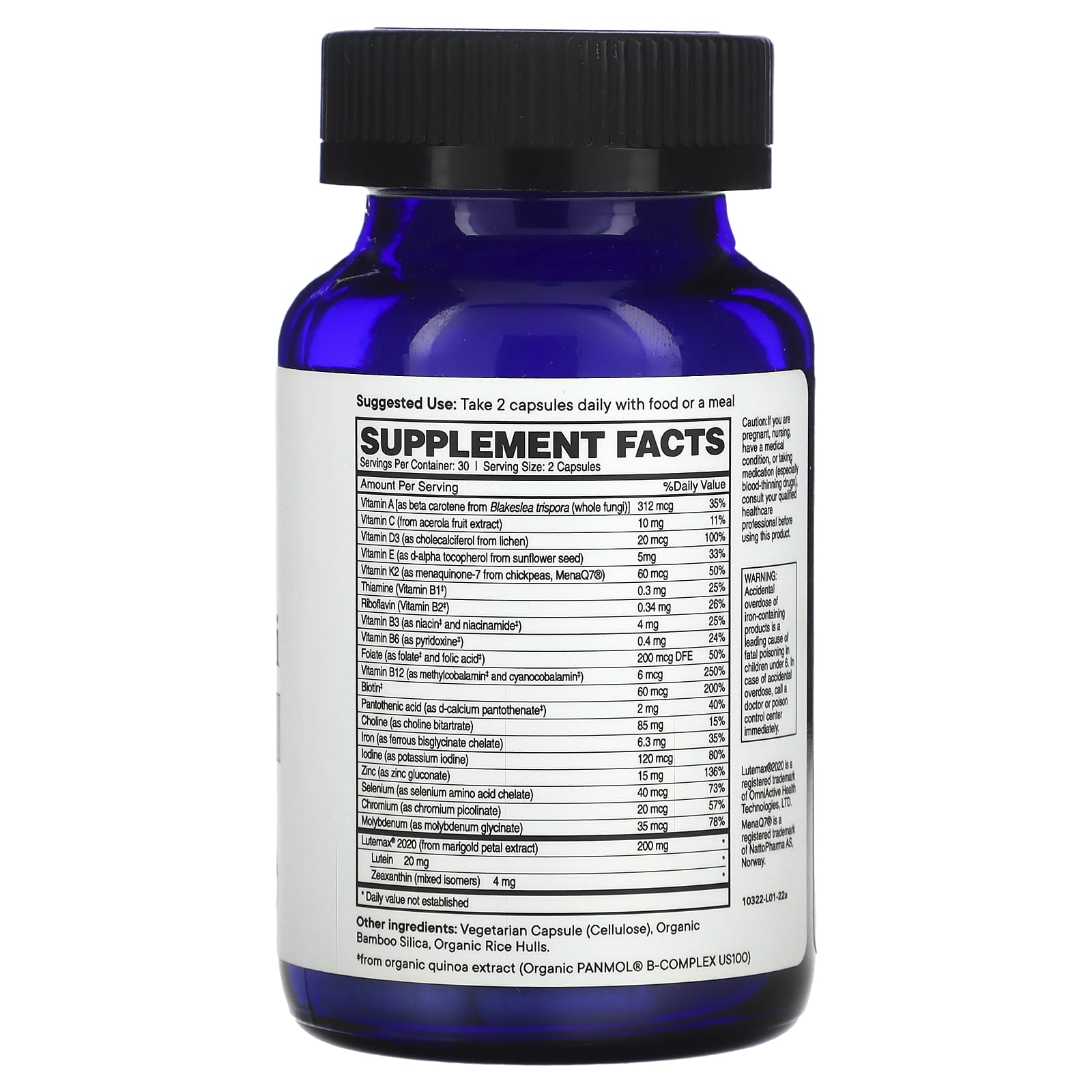Ora, Modern Multi, Plant-Based Multivitamin, 60 Capsules - Image 2