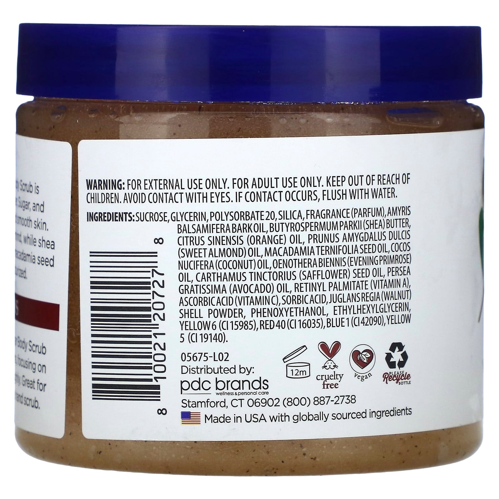 Dr. Teal's Shea Sugar Body Scrub, 19 oz - Exfoliates & Moisturizes Skin - Image 2