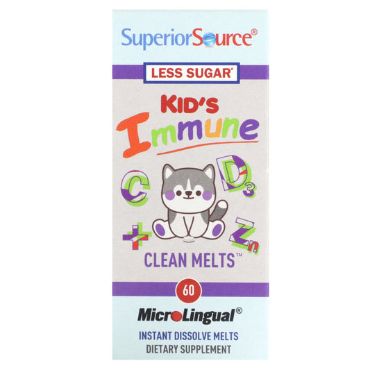 Superior Source, Kid's Immune, Clean Melts, 90 Instant Dissolve Melts - Image 1