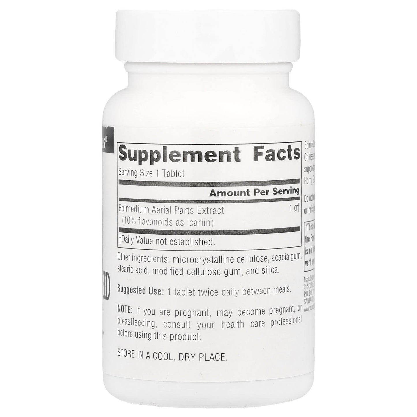 Source Naturals, Horny Goat Weed, 1,000 mg, 30 Tablets - Image 2
